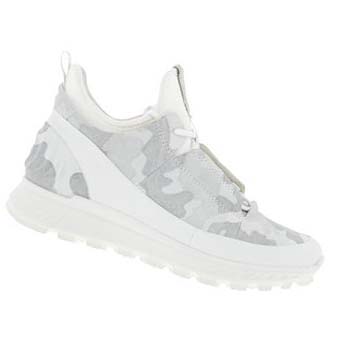 Women's Ecco Exostrike Low Sneakers White | Canada 221MQZ